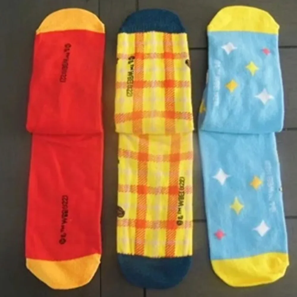 Looney Tunes Tweety Ankle High Socks, 3 Pairs Size 9-11